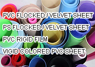 PVC/PS FLOCKED/VELVET SHEET